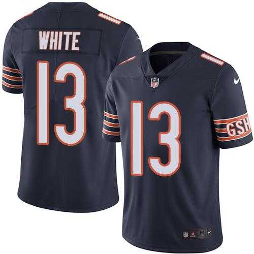 Nike Men & Women & Youth Bears 13 Kevin White Navy Blue NFL Color Rush Limited Jersey,We sell and wholesale Nike Men & Women & Youth Bears 13 Kevin White Navy Blue NFL Color Rush Limited Jersey on line form chian!
